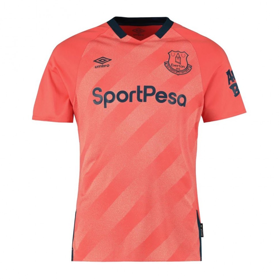 Футбольная футболка для детей Эвертон Гостевая 2019 2020 2XS (рост 100 см)