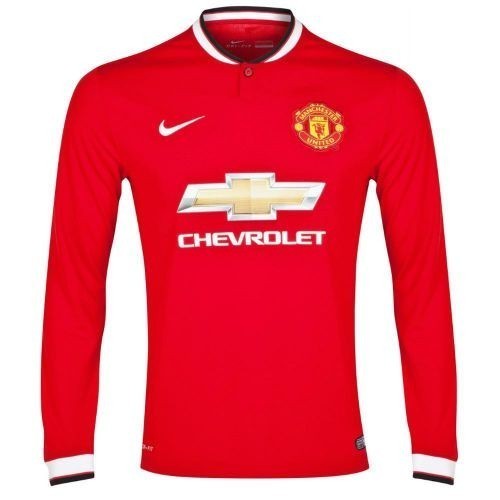 Футбольная футболка Манчестер Юнайтед Домашняя 2014 2015 лонгслив XL(50)
