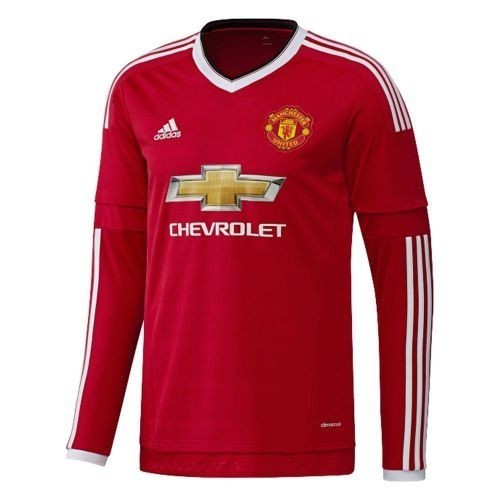 Футбольная футболка Манчестер Юнайтед Домашняя 2015 2016 лонгслив XL(50)